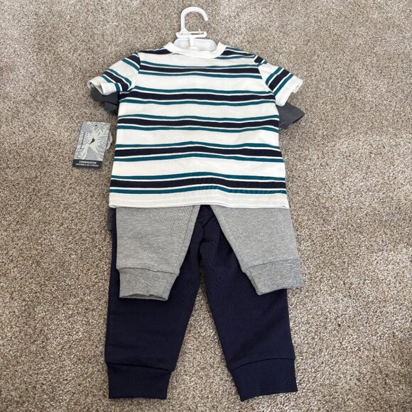 Tommy Bahamas Mix & Matching Set 4 Pieces Size 12m Glow in Dark NEW Pants & Tees - Picture 8 of 12